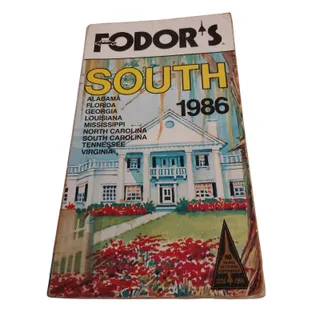 Photo of Fodor’s South 1986 Paperback Fair Cond Withdrawn Library Copy Travel Guide VTG