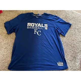 Photo of Nike DriFit mens large KC Royals baseball shirt