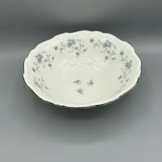 Photo of Vintage Johann Haviland Blue Garland Vegetable Bowl 8.5"