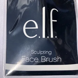 Photo of Elf Makeup Brush Black Sculpting Face Brush Ultra Fine Synthetic Lot of Two