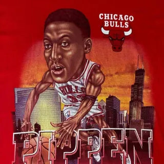 Photo of Vintage 1990s Chicago Bulls Scottie Pippen Pro Layer Tee XXL
