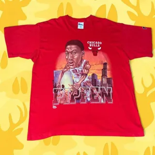 Photo of Vintage 1990s Chicago Bulls Scottie Pippen Pro Layer Tee XXL