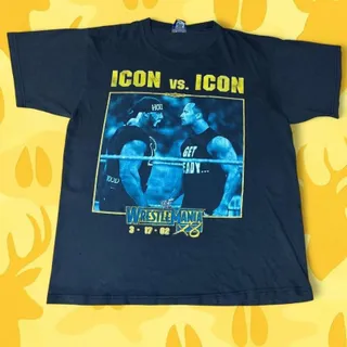 Photo of VTG WWE Wrestlemania X8 Icon vs Icon Hulk Hogan & The Rock