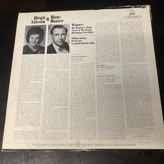 Photo of Birgit Nilsson & Hans Hotter Sing Wagner Seraphim S-60167 Vinyl Album LP