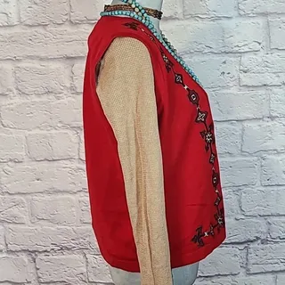Photo of Vintage Koret wool blend Spanish style vest