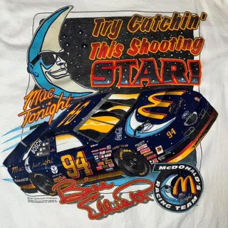 Photo of VTG 1997 Mac Tonight x Bill Elliott McDonalds Racing tee