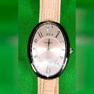 Photo of Vintage Armitron Mary Kay Award Watch Pink Leather Oval Face Untested