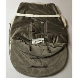Photo of JJ Cole Urban Bundle Me Infant Carrier Car Seat Cover Brown Taupe Faux Fur Lined