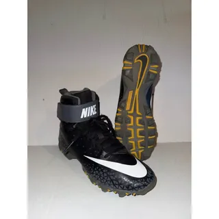 Photo of Nike Savage Shark Black Grey  Football Cleats Fast Flex 880109-002 Size 6Y