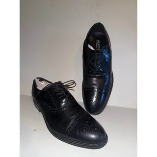Photo of Reaction Kenneth Cole Men's Oxford Black Dress Shoes Size 9.5 No Box