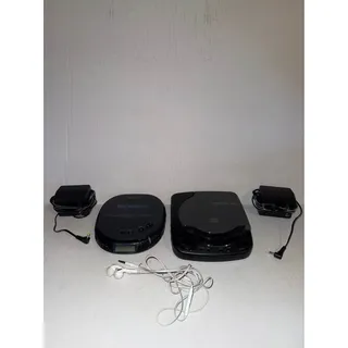 Photo of Sony Discman ESP D-242CK and Sanyo BassXpander CDP-41 Portable CD Players
