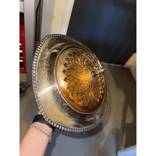 Photo of ANTIQUE SILVER BOWL “EPNS Superfine by poole 1805” FROM THE Early 1800'S