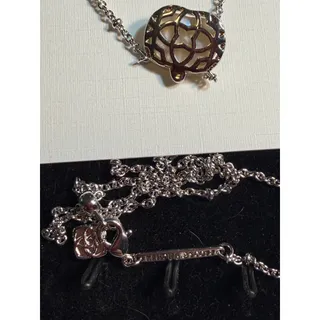 Photo of Kendra Scott Silver Ivory Pumpkin Pendant Necklace NWT Fall Seasonal Jewelry