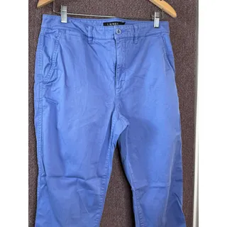 Photo of Lauren Ralph Lauren  Black Label Straight Leg Pants in Periwinkle Purple Size 10 NWOT