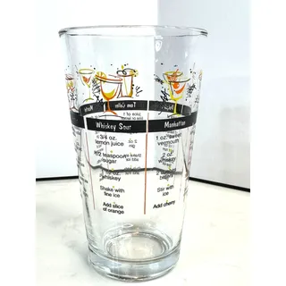 Photo of Vintage 1960s Libbey Cocktail Shaker Atomic Barware Classic Recipes