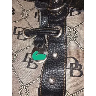 Photo of Vintage Dooney & Bourke DB Nautical Rope Monogram Shoulder Bag & Matching Wallet