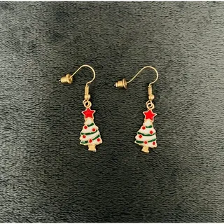 Photo of Vintage Earrings Christmas Tree Cute Dangly Holiday Fashion Jewelry