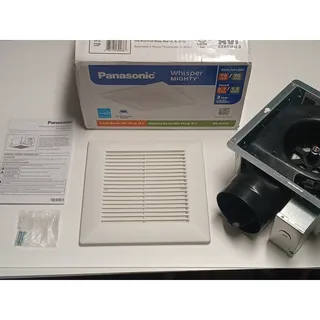 Photo of Panasonic Whisper Mighty Bath Fan 70/90 CFM Quiet Energy Star Ceiling Vent
