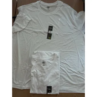 Photo of New Mens Bundle of 2 Athletic Works T-shirts Moisture Wicking White 2XL