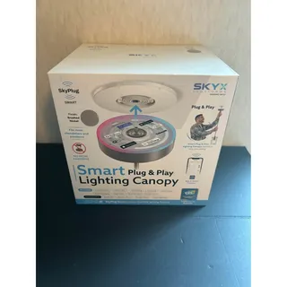 Photo of SKYX SkyPlug 5912-BN Smart Chandelier Ceiling Light Adapter Brushed Nickel