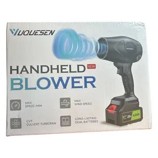 Photo of YUQUESEN Cordless Leaf Blower 2x 4.0Ah Battery Charger Handheld Storm Machine