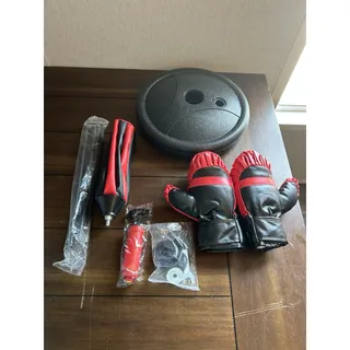 Photo of Champion Boxing Kids Standing Punching Bag Model 1102 Red Black Freestanding MMA
