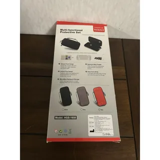 Photo of Multi-functional Protective Set Compatible with Nintendo Switch Red Travel Case