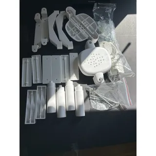 Photo of Retractable Baby Gate Parts White Replacement Mounting Hardware Pet Safety Gate
