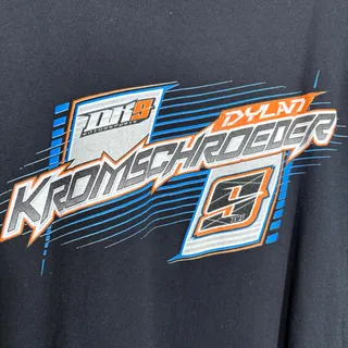Photo of Nascar Dylan Kromschroeder Black T-Shirt - Gildan Men's Size 2XL - Car Racing