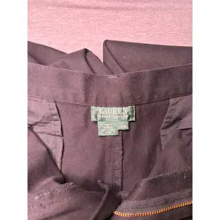 Photo of Vintage Lauren Ralph Lauren 16W Black Cotton Pants NWT