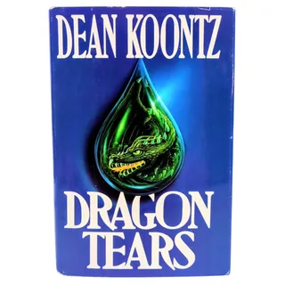 Photo of Dragon Tears Dean Koontz 1993 First Edition Horror Thriller Putnam