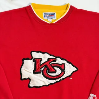 Photo of Vintage Starter Pro Line Kansas City Chiefs Sweatshirt - L