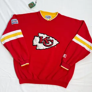 Photo of Vintage Starter Pro Line Kansas City Chiefs Sweatshirt - L