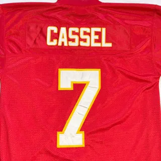 Photo of Matt Cassel Kansas City Chiefs Sewn On Field Reebok Jersey - 48/L