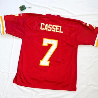 Photo of Matt Cassel Kansas City Chiefs Sewn On Field Reebok Jersey - 48/L