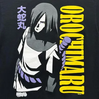 Photo of Vintage Y2K Naruto Orochimaru T-Shirt - Black - M