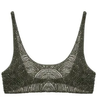 Photo of ZARA FW 2024 Beaded Sequin 4751/903 Bandeau Bralette S 4 6