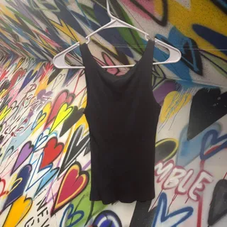 Photo of Y2k dark grey tank top