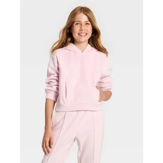 Photo of All In Motion Girls Cozy Ribbed Hoodie Light Pink L 10/12