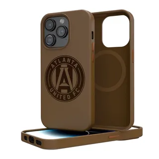 Photo of Atlanta United FC Woodburned Brown Magnetic Case