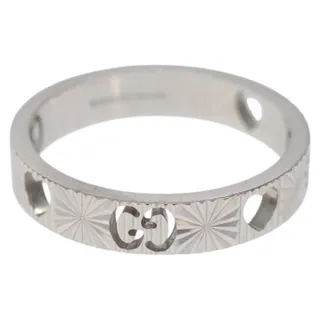 Photo of Gucci Heart Ring K18 Silver Gold (750) 4.4g (18k) Silver