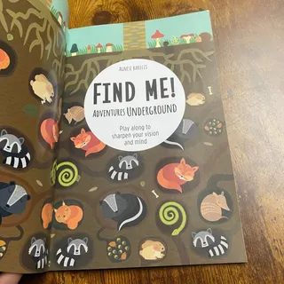 Photo of Find Me! Adventures Underground Sharpen Your Vision Mind Agnese Baruzzi