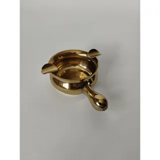 Photo of Vintage Solid Brass Kettle Cauldron Style Ashtray
