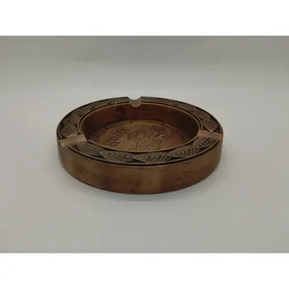 Photo of Winston Select Copper Bronze Ashtray Cigar Tray Round Vintage Collectible