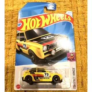 Photo of HOT WHEELS '73 Honda Civic Custom Yellow 2024 (qt. 6)