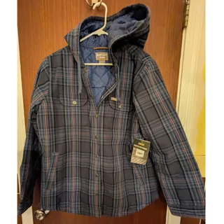 Photo of Ariat Rebar Blue Plaid Quilted Jacket Women's M NWT