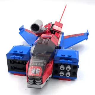 Photo of LEGO Marvel Spider-Man Spider Jet Incomplete from Set 76150 No Instructions