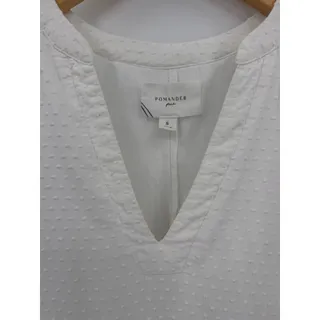 Photo of Tuckernuck Pomander Place Kenzo White Swiss Dot Tiered Mini Dress Pockets Small