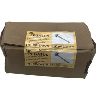 Photo of New 37ct Box Pegasus 1/2" 75mm Stainless Steel Hex Head PF-DW75 Rafter Screws