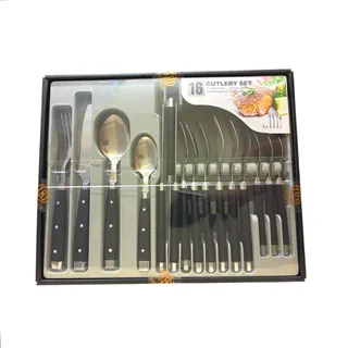 Photo of 16 Cutlery Set Black Color New